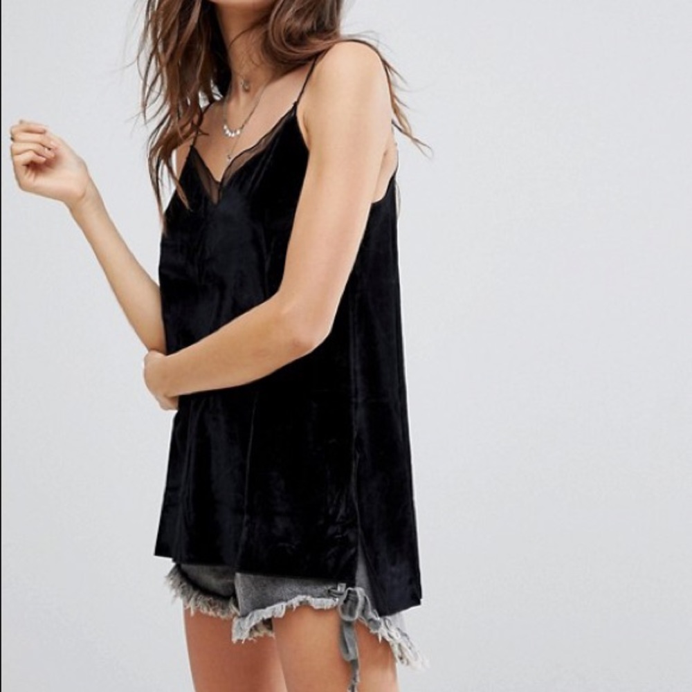 NWT Free People Velvet Cami